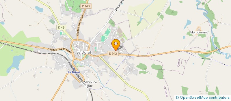 localisation de l'entreprise MARIE FONTANILLAS NOTAIRE ASSOCIEE  LE DORAT