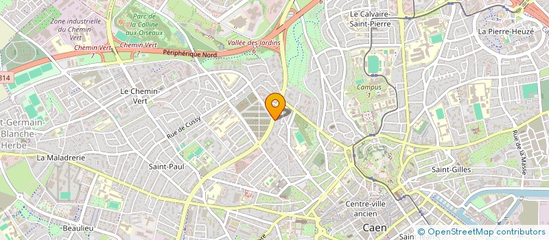 localisation de l'entreprise MARIE FOUBERT à VERSON