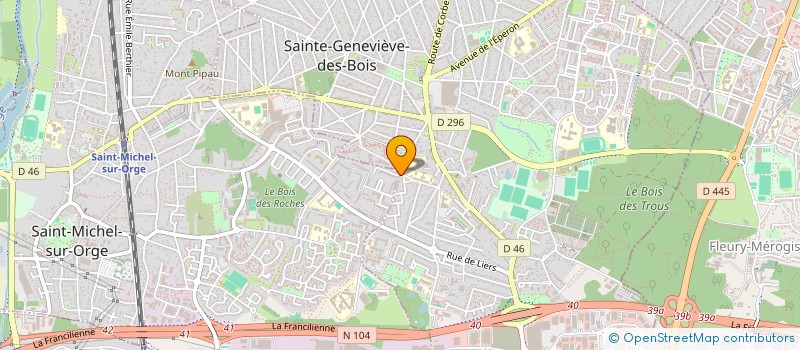 localisation de l'entreprise MARIE FRANCE DELLA MAGGIORA à SAINTE-GENEVIEVE-DES-BOIS