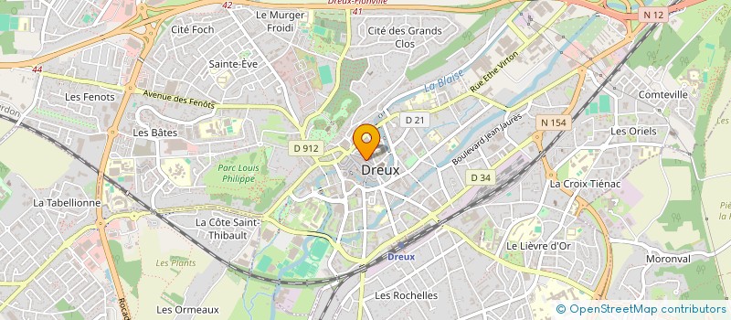 localisation de l'entreprise MARIE-FRANCE GERARD à DREUX