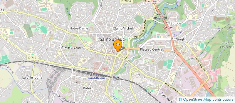 localisation de l'entreprise MARIE FRANCOISE BLOT DE LA IGLESIA à SAINT-BRIEUC