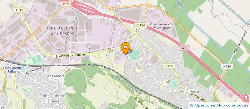 localisation de l'entreprise MARIE-GABRIELLE MIGEON-CROS, EDOUARD MALATRAY, CAROLINE GINGLINGER-POYARD, NOTAIRES ASSOCIES D'UNE SOCIETE CIVILE PROFES à SAINT-QUENTIN-FALLAVIER