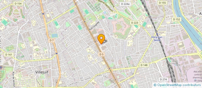 localisation de l'entreprise MARIE-GOLD  VITRY-SUR-SEINE