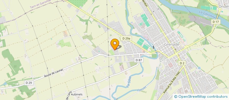 localisation de l'entreprise MARIE-HELENE BOBO-CHELLE ET ALAIN CHELLE, HUISSIERS DE JUSTICE ASSOCIES  GRENADE