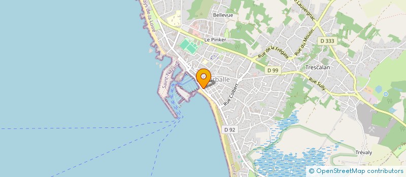 localisation de l'entreprise MARIE JC  LA TURBALLE