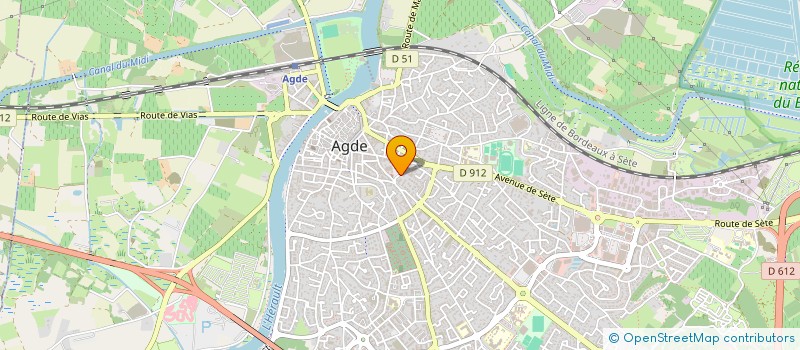 localisation de l'entreprise MARIE JEAN  AGDE