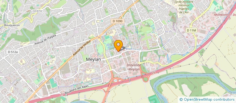 localisation de l'entreprise MARIE JEAN MAZEAU  MEYLAN