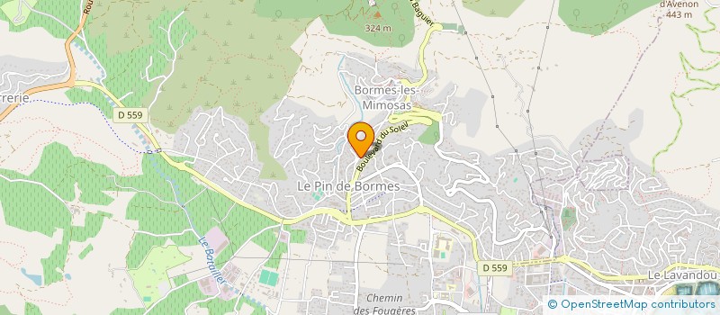 localisation de l'entreprise MARIE JEANNE à BORMES-LES-MIMOSAS