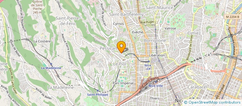 localisation de l'entreprise MARIE JEANNE CARAYON à NICE