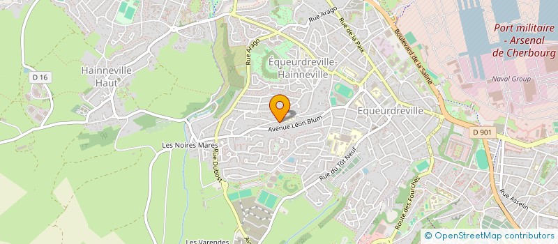 localisation de l'entreprise MARIE JEREMY  CHERBOURG-EN-COTENTIN