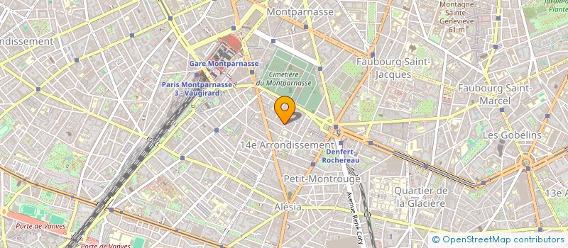 localisation de l'entreprise MARIE JO COIFFURE  PARIS