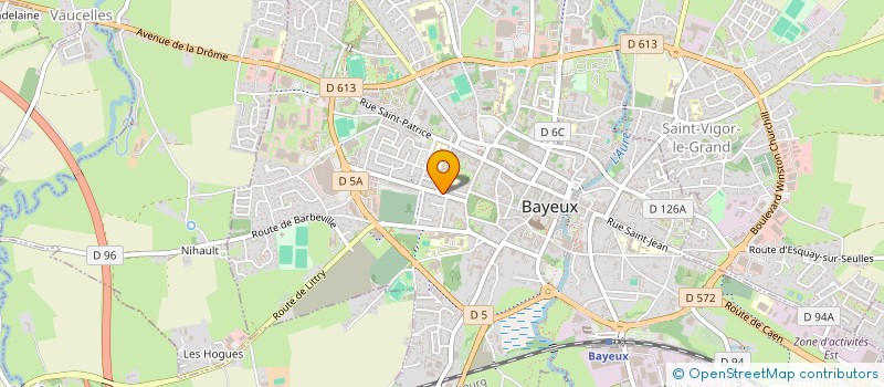 localisation de l'entreprise MARIE-JOELLE  BAYEUX