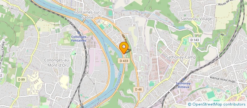 localisation de l'entreprise MARIE-JOSEPHINE 2  FONTAINES SUR SAONE