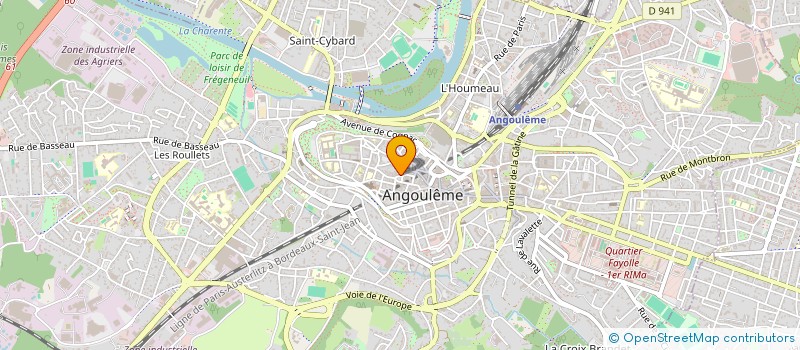 localisation de l'entreprise MARIE-L' à ANGOULEME