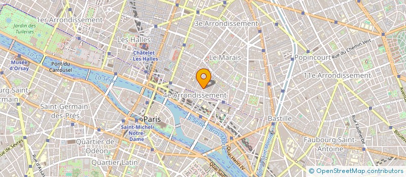 localisation de l'entreprise MARIE LALET à PARIS
