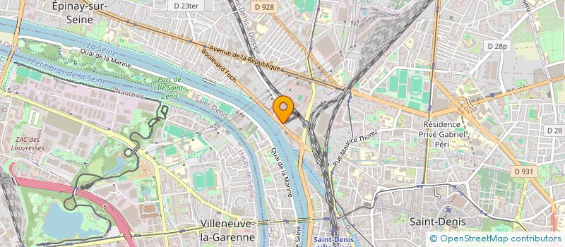 localisation de l'entreprise MARIE-LAURE DIGITAL SOLUTIONS à EPINAY-SUR-SEINE