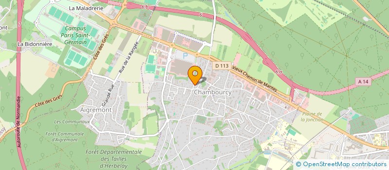 localisation de l'entreprise MARIE-LAURE ET ROBERT THIL  CHAMBOURCY