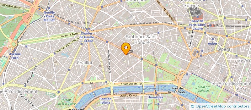 localisation de l'entreprise MARIE LEDUC LUSTEAU SARL  PARIS