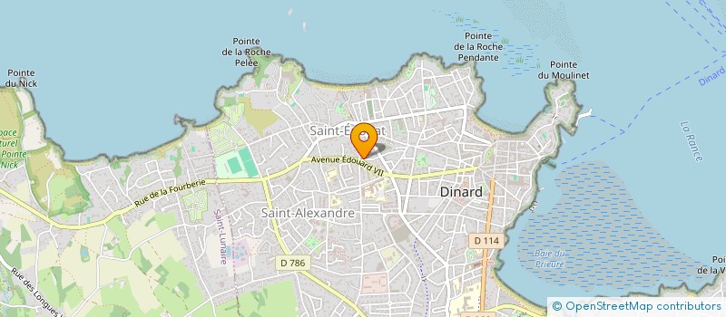 localisation de l'entreprise MARIE LES FLOTS  DINARD