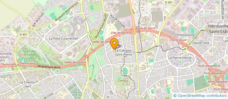 localisation de l'entreprise MARIE LES GOURMANDISES à CAEN