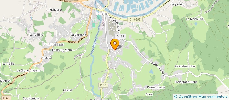 localisation de l'entreprise MARIE LINE SERVICES  LARCHE