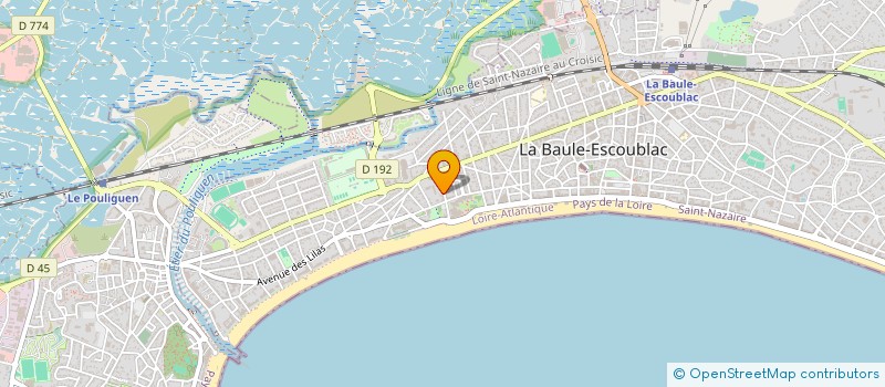 localisation de l'entreprise MARIE LOUISE à LA BAULE-ESCOUBLAC