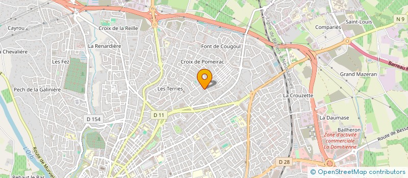 localisation de l'entreprise MARIE LOUISE  BEZIERS