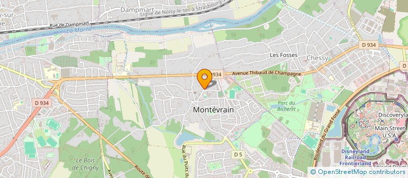 localisation de l'entreprise MARIE & LOUISE  MONTEVRAIN