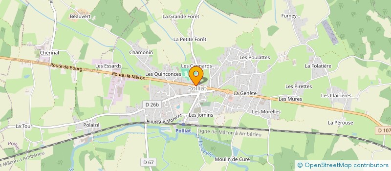 localisation de l'entreprise MARIE-LOUISE IMMO à POLLIAT