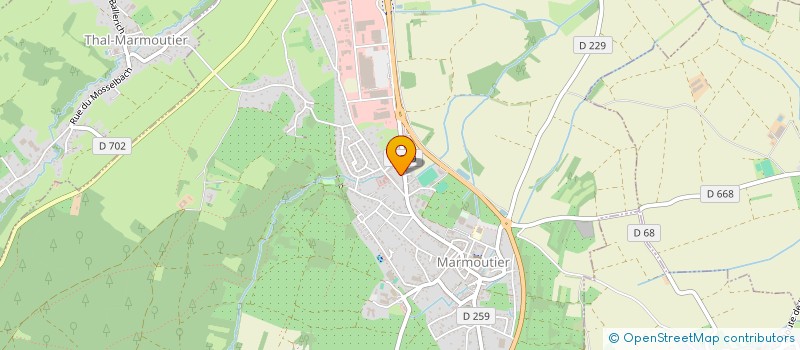 localisation de l'entreprise MARIE MARMOUTIER  SCHWENHEIM