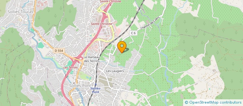 localisation de l'entreprise MARIE-MATTHIEU CARREY  SOLLIES-PONT