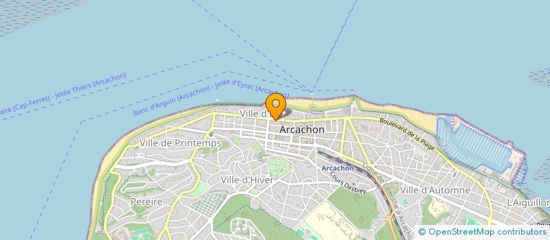 localisation de l'entreprise MARIE MICHEL  LA TESTE-DE-BUCH