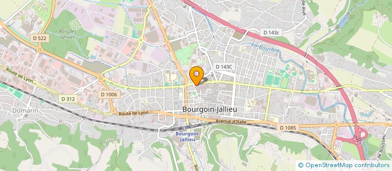 localisation de l'entreprise MARIE MICHEL FILLE ET FILS  BOURGOIN-JALLIEU