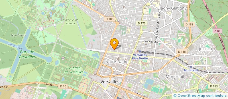 localisation de l'entreprise MARIE-MOI à VERSAILLES