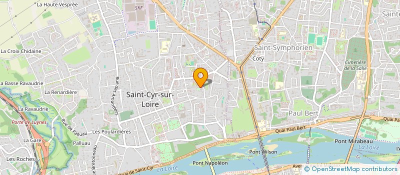 localisation de l'entreprise MARIE MONTASSIER HOLDING  SAINT-CYR-SUR-LOIRE