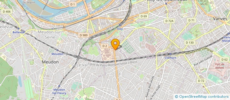 localisation de l'entreprise MARIE MOOR à CLAMART
