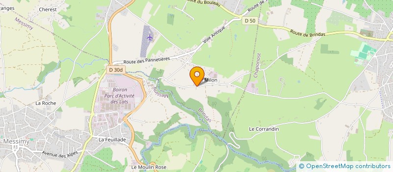 localisation de l'entreprise MARIE MOREAU  BRINDAS