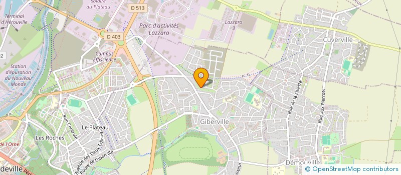 localisation de l'entreprise MARIE & MORPHEE  GIBERVILLE