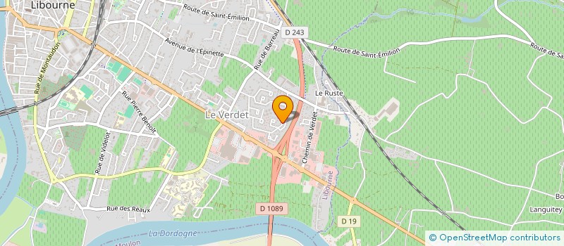 localisation de l'entreprise MARIE MYRIAM  LIBOURNE