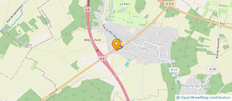 localisation de l'entreprise MARIE-N  CELY