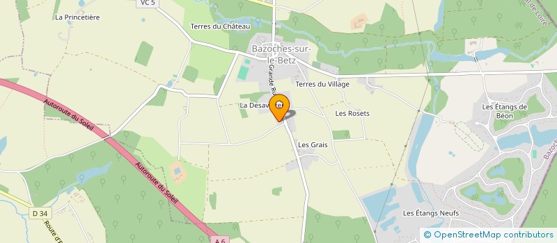 localisation de l'entreprise MARIE NAVATTE PSYCHOLOGUE à BAZOCHES-SUR-LE-BETZ