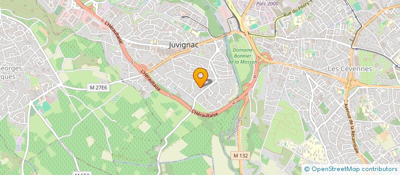 localisation de l'entreprise MARIE OFFICE  JUVIGNAC