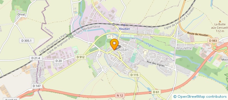 localisation de l'entreprise MARIE-OLLIVIER à HOUDAN