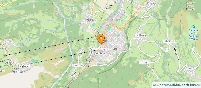 localisation de l'entreprise MARIE PAISANT  SAINT-LARY-SOULAN