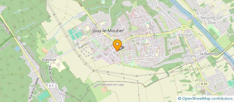 localisation de l'entreprise MARIE PALISSY  JOUY-LE-MOUTIER