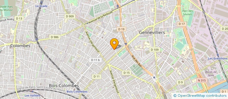 localisation de l'entreprise MARIE PAPILLON SARL  ASNIERES-SUR-SEINE