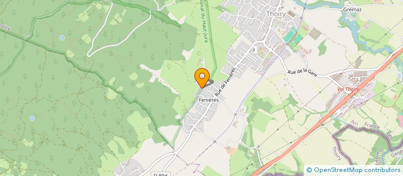 localisation de l'entreprise MARIE PERNET CONSEIL  THOIRY