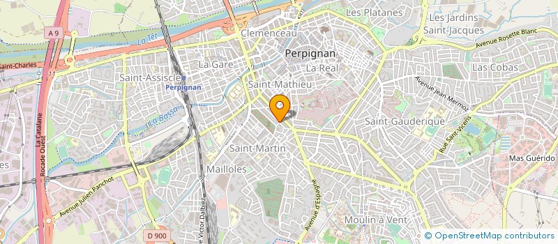 localisation de l'entreprise MARIE PIERRE  PERPIGNAN