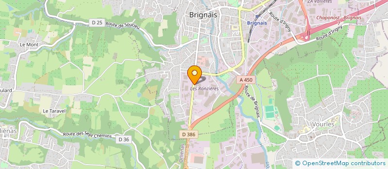 localisation de l'entreprise MARIE-PIERRE  BRIGNAIS