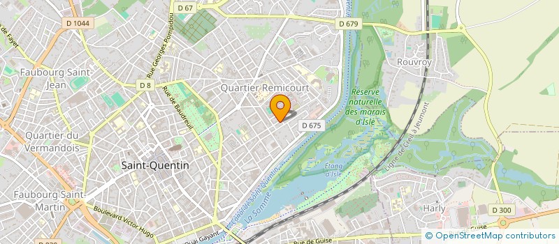 localisation de l'entreprise MARIE PIERRE à SAINT-QUENTIN